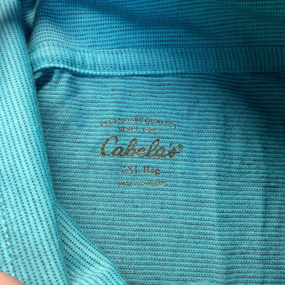 Cabela’s Men’s 2XL Fly Fishing Shirt UPF 30 Long Sleeve GX II Guidewear Logo - Picture 8 of 15